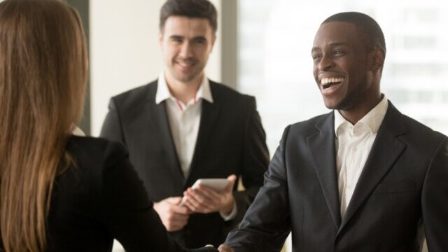 great handshake in business